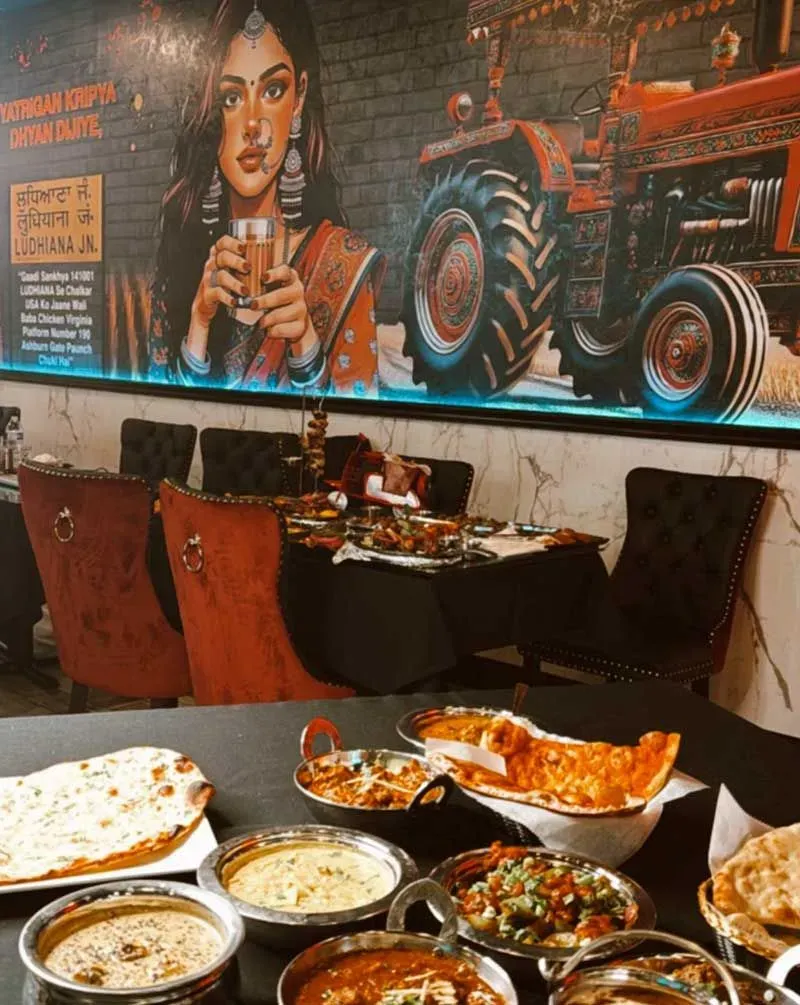 Baba's Resto & Bar dining room and spread